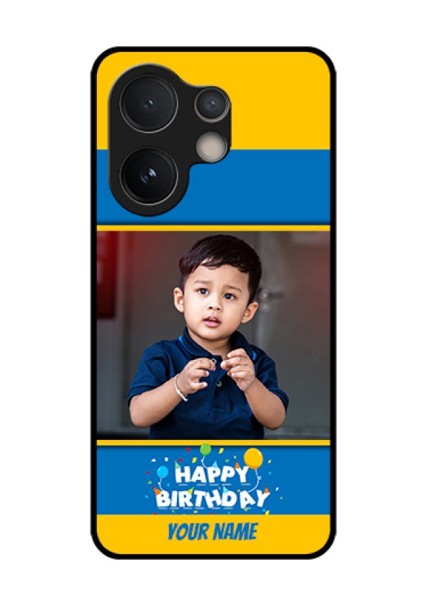 Vivo V60e 5G Custom Glass Phone Case - Birthday Wishes Design