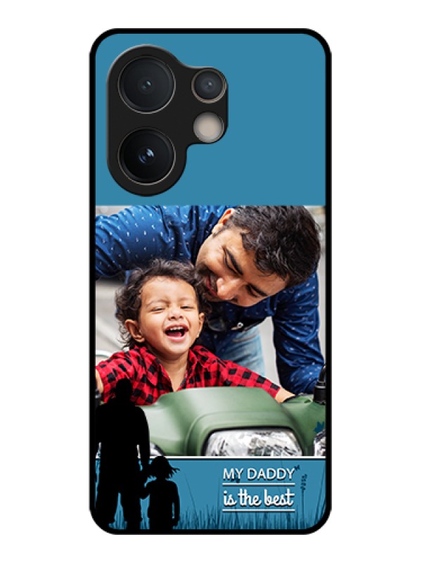 Custom Vivo V60e 5G Custom Glass Phone Case - Best Dad Design