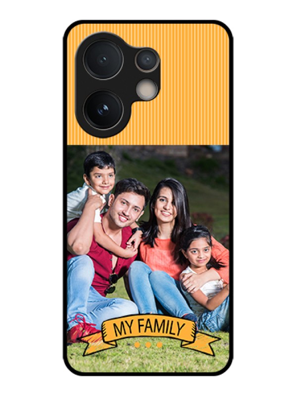Custom Vivo V60e 5G Custom Glass Phone Case - My Family Design