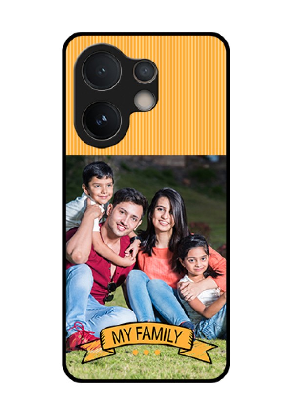 Vivo V60e 5G Custom Glass Phone Case - My Family Design