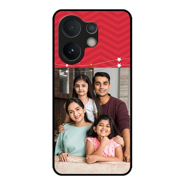 Vivo V60e 5G Custom Glass Phone Case - Happy Family Design