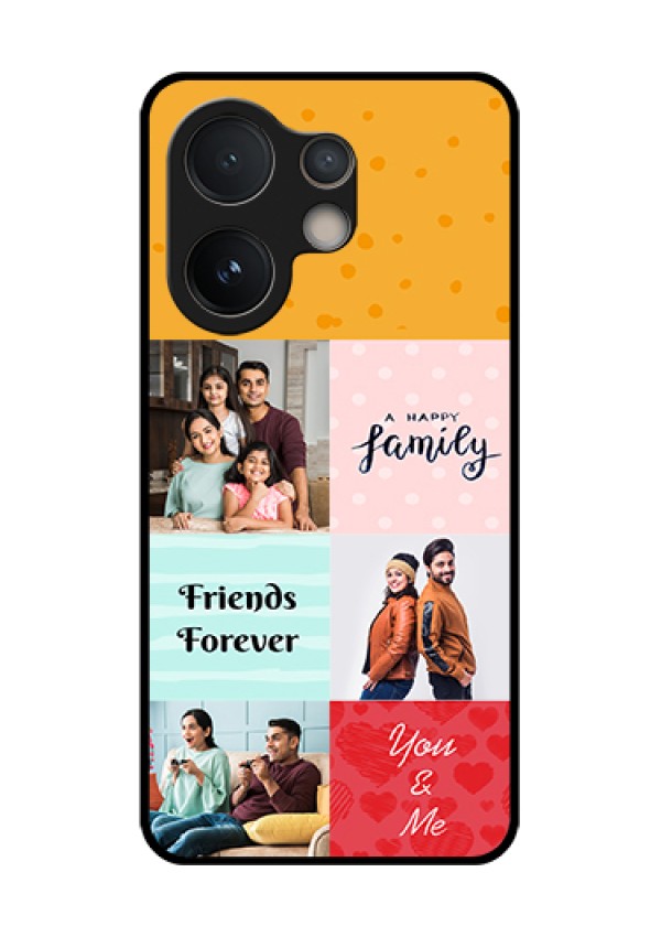 Vivo V60e 5G Custom Glass Phone Case - Images With Quotes Design