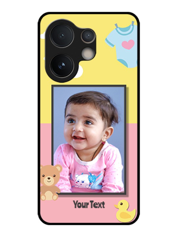 Custom Vivo V60e 5G Custom Glass Phone Case - Kids 2 Color Design