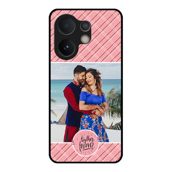 Vivo V60e 5G Custom Glass Phone Case - Together Forever Design