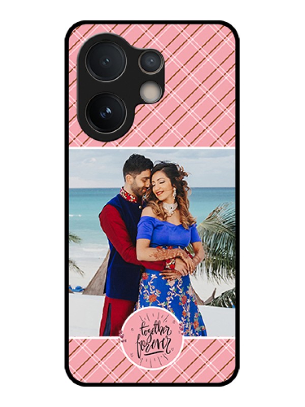 Custom Vivo V60e 5G Custom Glass Phone Case - Together Forever Design