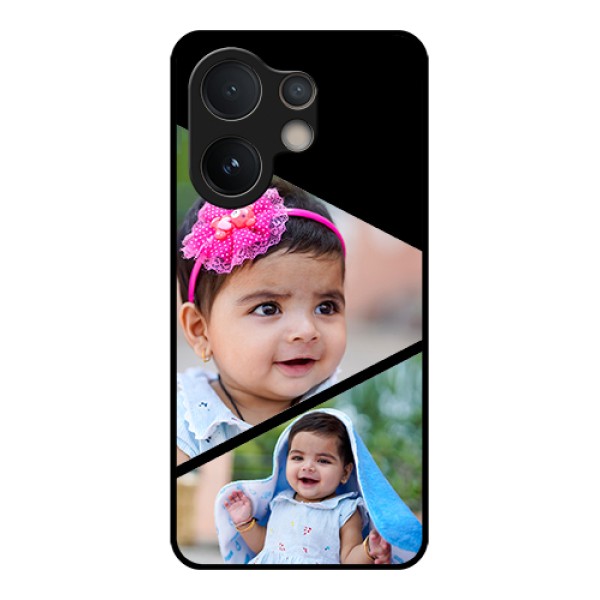 Vivo V60e 5G Custom Glass Phone Case - Semi Cut Design