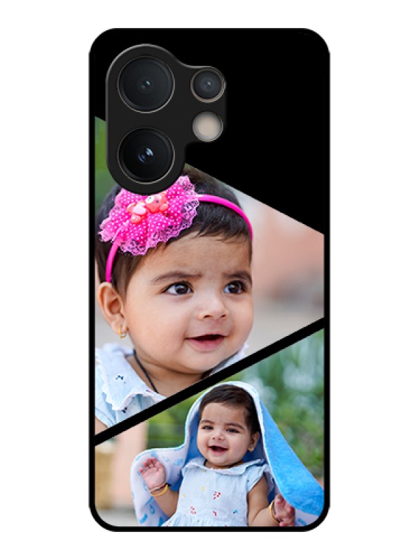 Custom Vivo V60e 5G Custom Glass Phone Case - Semi Cut Design