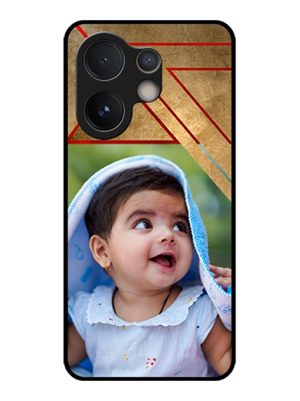Custom Vivo V60e 5G Custom Glass Phone Case - Gradient Abstract Texture Design