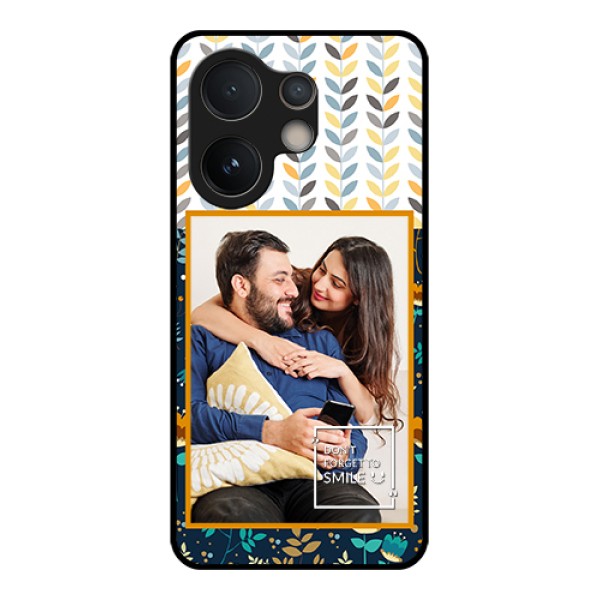 Vivo V60e 5G Custom Glass Phone Case - Pattern Design