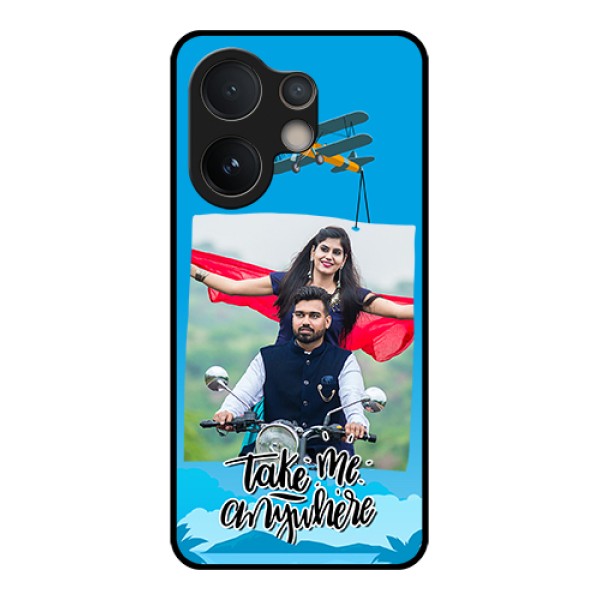 Vivo V60e 5G Custom Glass Phone Case - Traveller Design