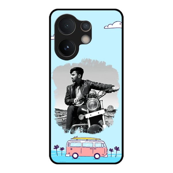Vivo V60e 5G Custom Glass Phone Case - Travel & Adventure Design