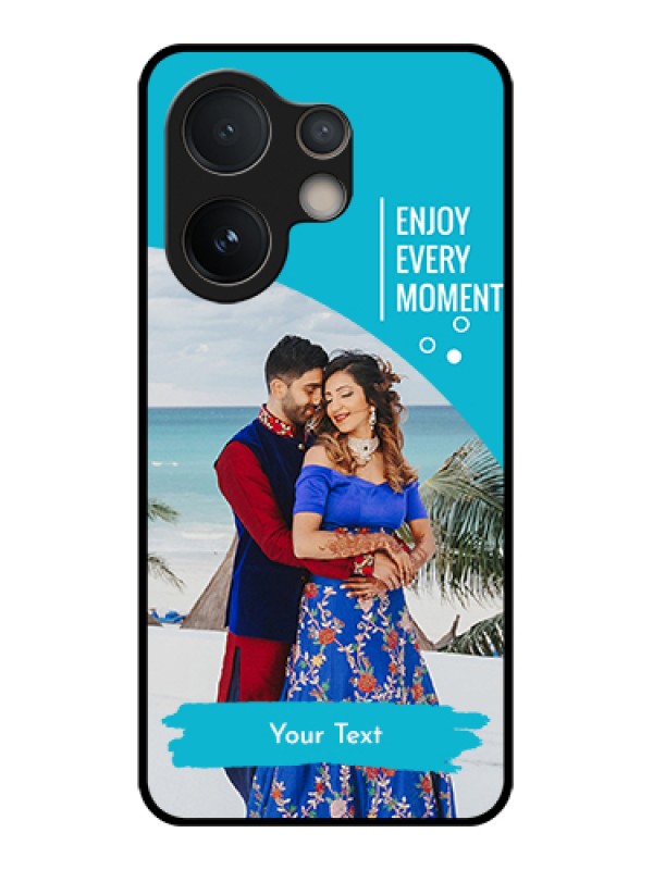 Custom Vivo V60e 5G Custom Glass Phone Case - Happy Moment Design