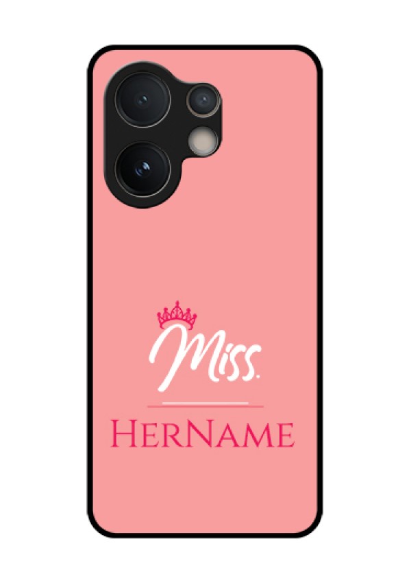 Vivo V60e 5G Custom Glass Phone Case - Mrs With Name Design