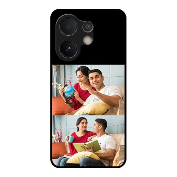 Vivo V60e 5G Custom Glass Phone Case - 2 Images Design