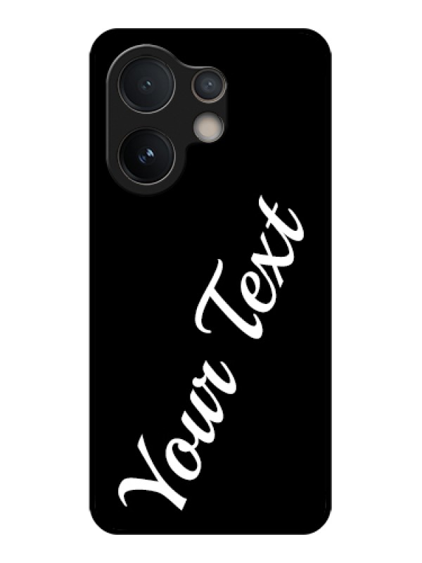 Custom Vivo V60e 5G Custom Glass Phone Case - With Your Name Design