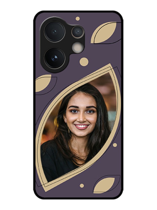 Custom Vivo V60e 5G Custom Glass Phone Case - Falling Leaf Design