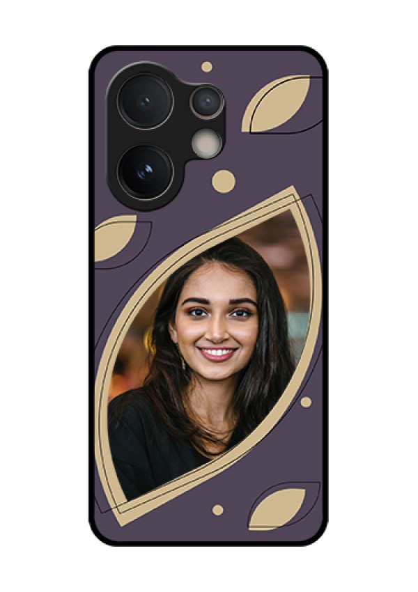 Vivo V60e 5G Custom Glass Phone Case - Falling Leaf Design