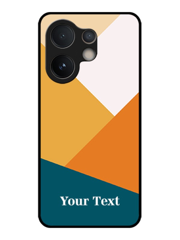 Custom Vivo V60e 5G Custom Glass Phone Case - Stacked Multi - Colour Design