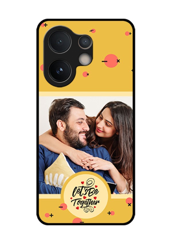 Vivo V60e 5G Custom Glass Phone Case - Lets Be Together Design