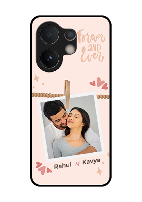 Vivo V60e 5G Custom Glass Phone Case - Forever And Ever Love Design