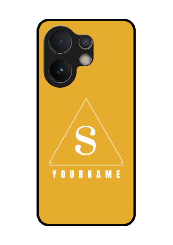 Vivo V60e 5G Custom Glass Phone Case - Simple Triangle Design