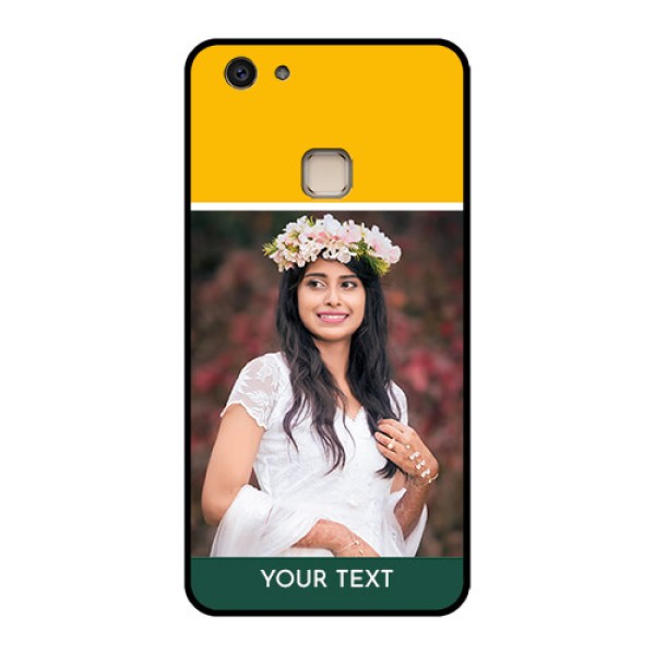 Vivo V7 Plus Custom Glass Phone Case - Love You Design