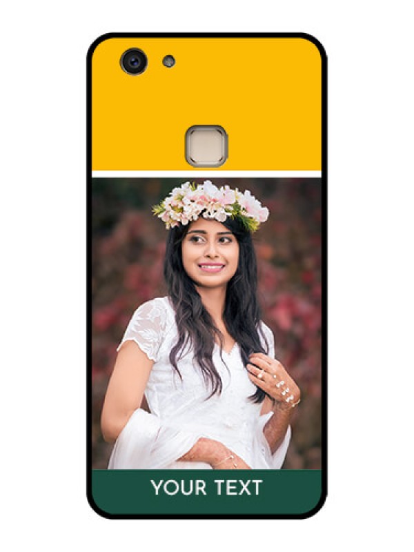 Custom Vivo V7 Plus Custom Glass Phone Case - Love You Design