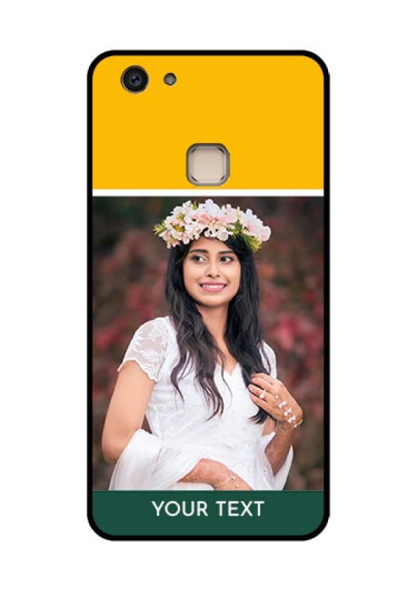 Vivo V7 Plus Custom Glass Phone Case - Love You Design