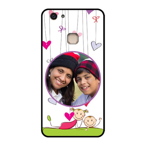 Vivo V7 Plus Custom Glass Phone Case - Cute Kids Phone Case Design Vivo V7 Plus Custom Glass Phone Case - Cute Kids Phone Case Design
