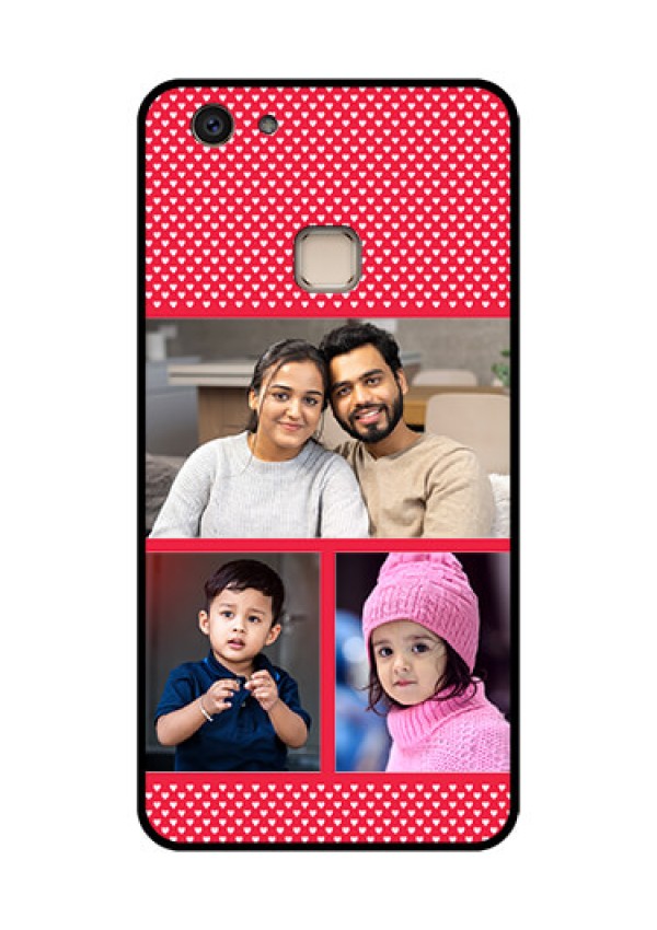 Vivo V7 Plus Custom Glass Phone Case - Bulk Photo Upload Design