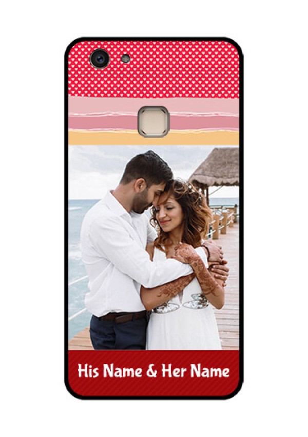 Vivo V7 Plus Custom Glass Phone Case - Premium Case Design