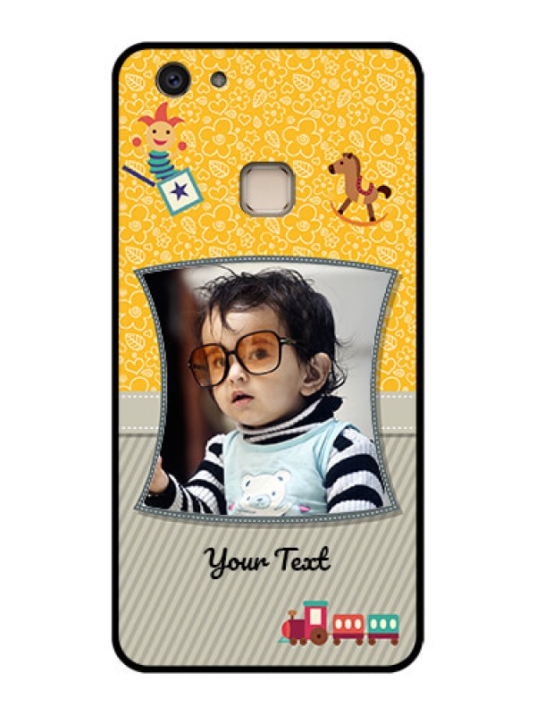 Custom Vivo V7 Plus Custom Glass Phone Case - Baby Picture Upload Design