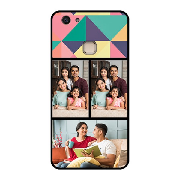 Vivo V7 Plus Custom Glass Phone Case - Bulk Pic Upload Design