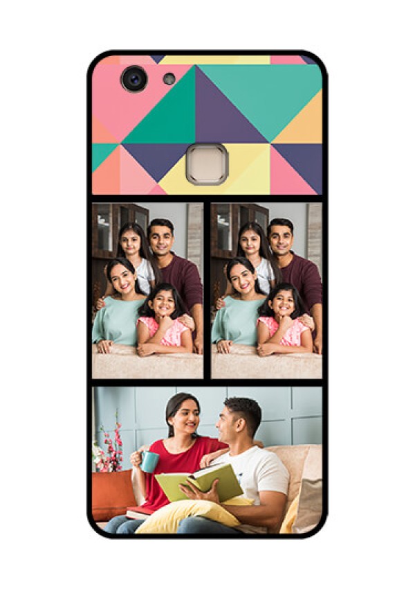 Vivo V7 Plus Custom Glass Phone Case - Bulk Pic Upload Design