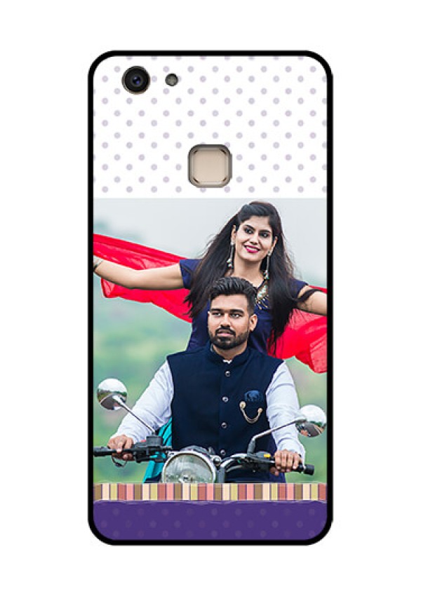 Vivo V7 Plus Custom Glass Phone Case - Cute Family Design