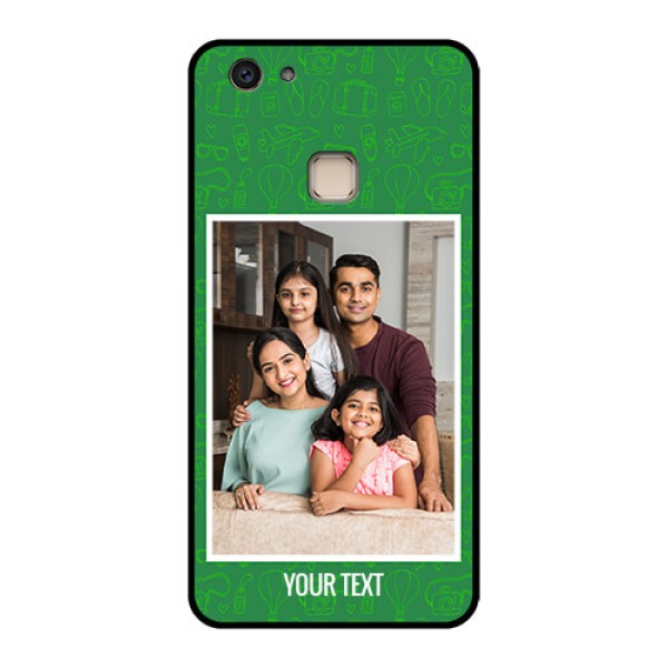 Vivo V7 Plus Custom Glass Phone Case - Picture Upload Design