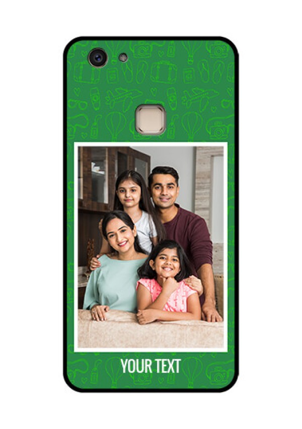 Vivo V7 Plus Custom Glass Phone Case - Picture Upload Design