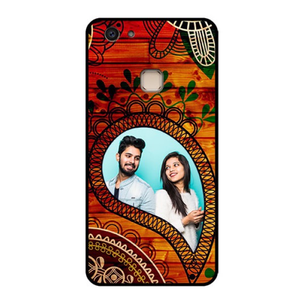 Vivo V7 Plus Custom Glass Phone Case - Abstract Colorful Design