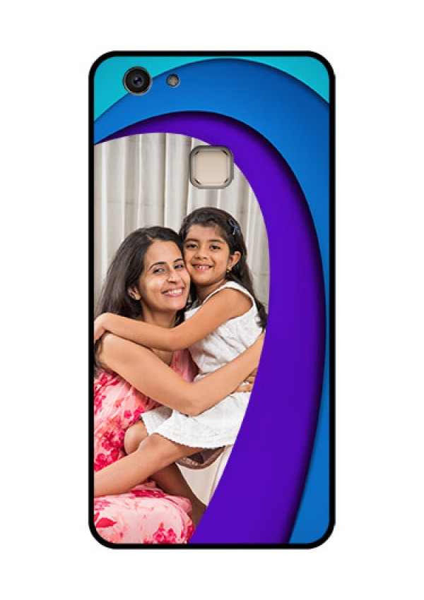 Vivo V7 Plus Custom Glass Phone Case - Simple Pattern Design
