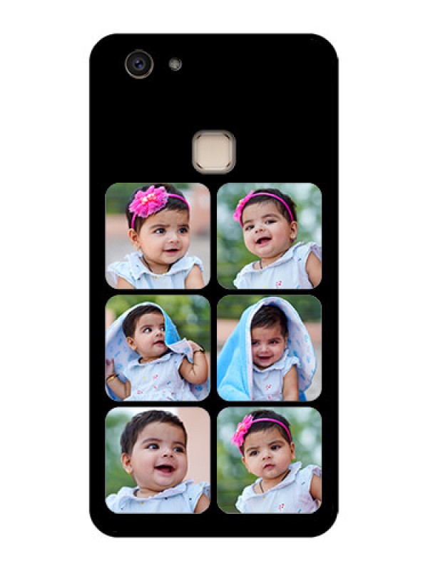 Custom Vivo V7 Plus Custom Glass Phone Case - Multiple Pictures Design