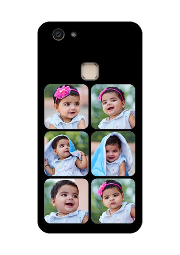 Vivo V7 Plus Custom Glass Phone Case - Multiple Pictures Design