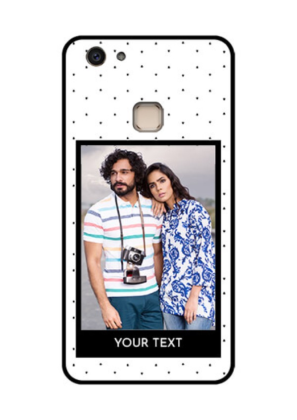 Vivo V7 Plus Custom Glass Phone Case - Premium Design