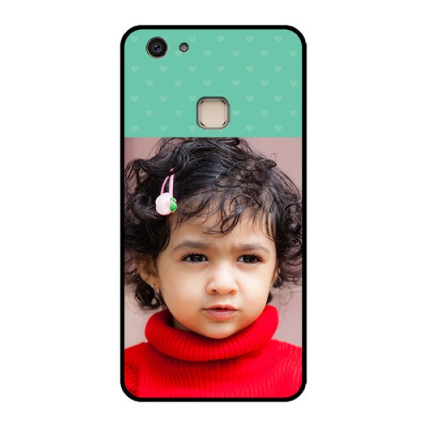 Vivo V7 Plus Custom Glass Phone Case - Lovers Picture Design