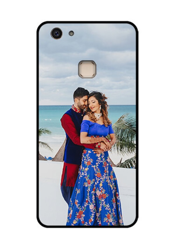 Vivo V7 Plus Custom Glass Phone Case - Upload Full Picture Design