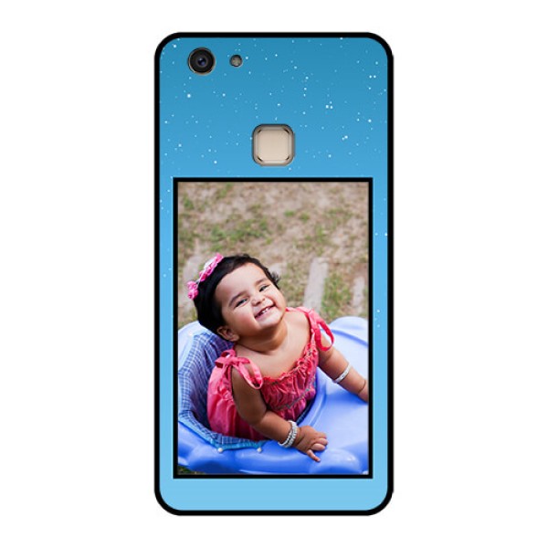 Vivo V7 Plus Custom Glass Phone Case - Wave Pattern Colorful Design