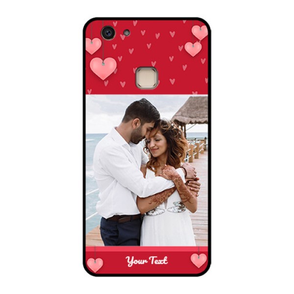 Vivo V7 Plus Custom Glass Phone Case - Valentines Day Design