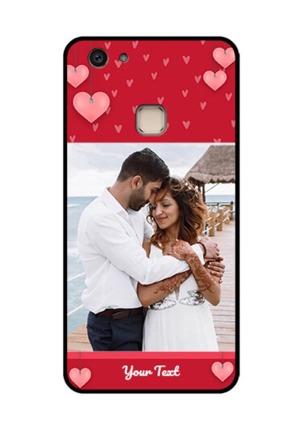 Vivo V7 Plus Custom Glass Phone Case - Valentines Day Design
