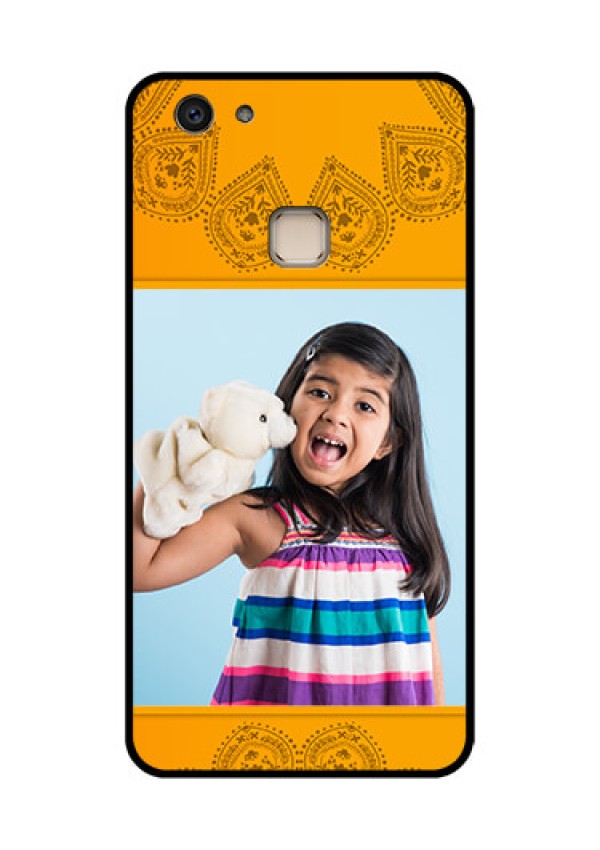 Vivo V7 Plus Custom Glass Phone Case - Photo Wedding Design
