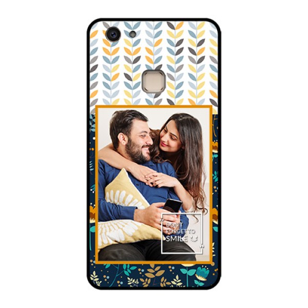 Vivo V7 Plus Custom Glass Phone Case - Pattern Design