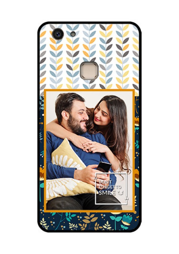 Vivo V7 Plus Custom Glass Phone Case - Pattern Design
